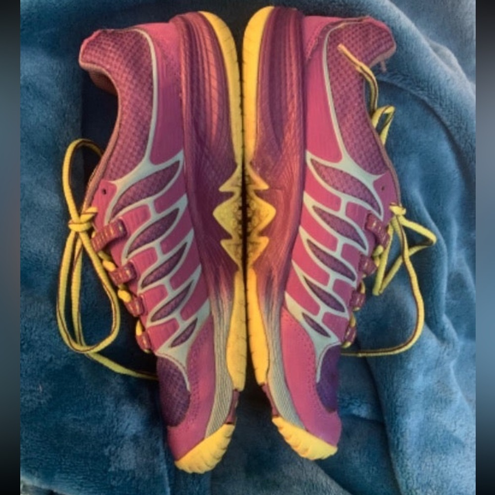 Merrell All Out Fuse Unifly purple and lime
